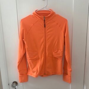 Calvin Klein Orange Zip-Up Jacket
